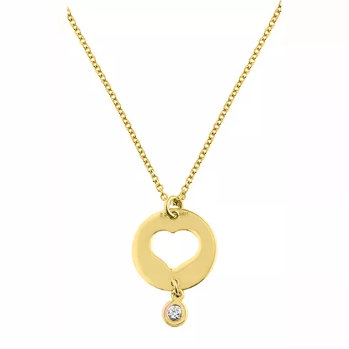 EBZ073712 EKAN NAKIT Diamond Symbols  ogrlica 14k