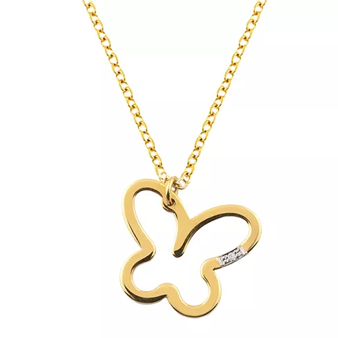 EBZ083119 EKAN NAKIT  Diamond Symbols ogrlica 14k