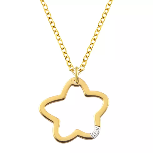 EBZ084401 EKAN NAKIT Diamond Symbols ogrlica 14k
