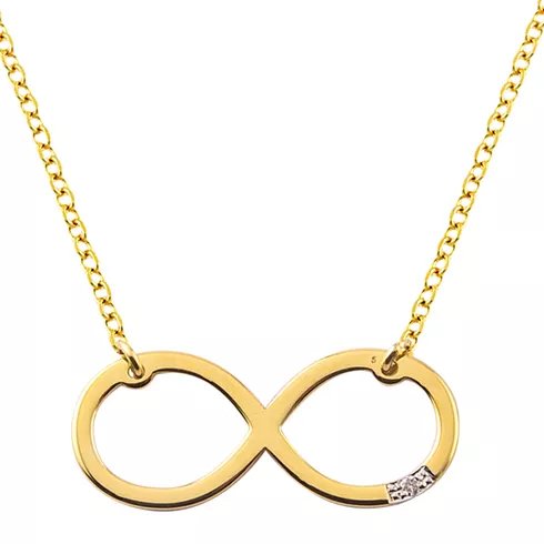 EBZ084405 EKAN NAKIT Diamond Symbols ogrlica 14k