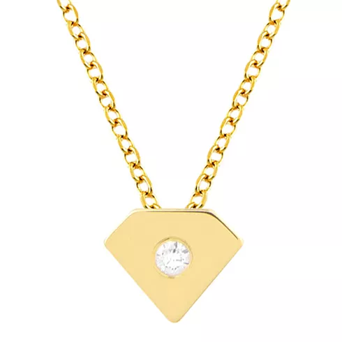 EBZ087336 EKAN NAKIT Diamond Symbols ogrlica 14k