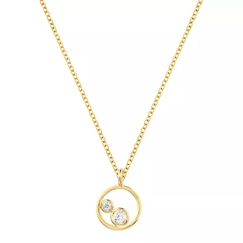 EBZ102622 EKAN NAKIT Diamond Symbols ogrlica 14k