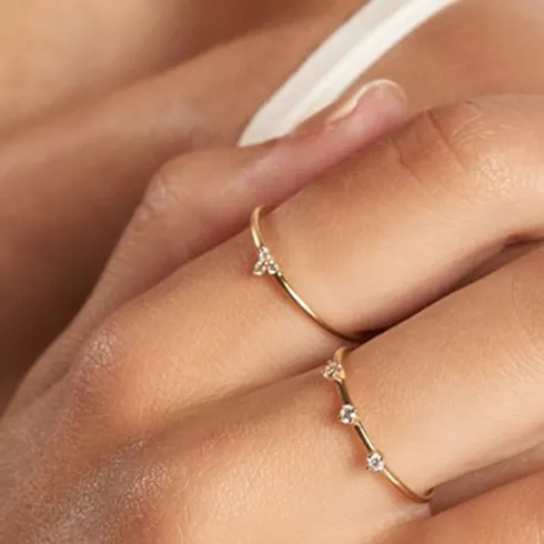 GA075OA.13 LECARRE ZLATNI NAKIT 18k prsten