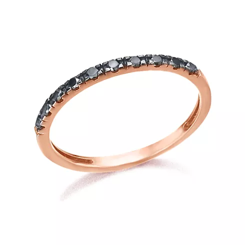 GA076OR.13-BL LECARRE ZLATNI NAKIT 18K Black Diamonds ženski prsten