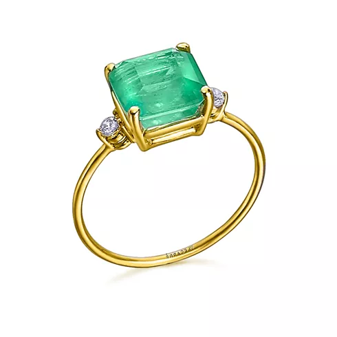 GA095OA.15 LECARRE ZLATNI NAKIT 18k Green Love ženski prsten