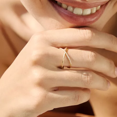 GA106OA.15 LECARRE ZLATNI NAKIT 18k prsten