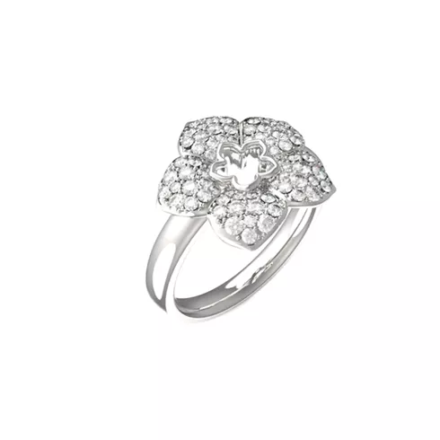 JUBR04467JWRH52 GUESS Shining Winter ženski prsten
