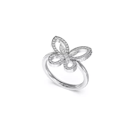 JUBR05115JWRH54 GUESS Silver ženski prsten