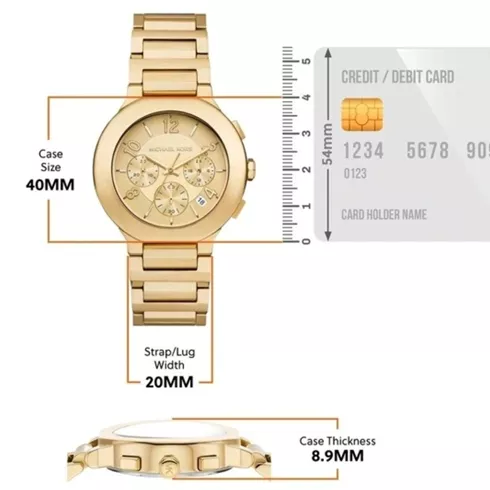 MK7520 MICHAEL KORS Oversized Gramercy ženski ručni sat