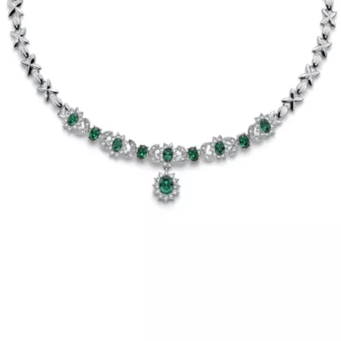 12032.205 OLIVER WEBER Princess Emerald ogrlica