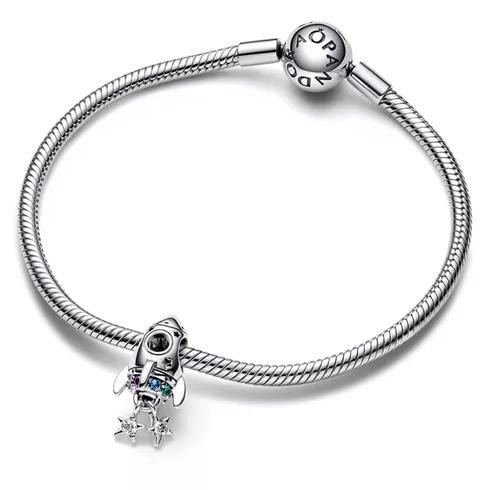 792831C01 PANDORA bead Space rocket of love privezak
