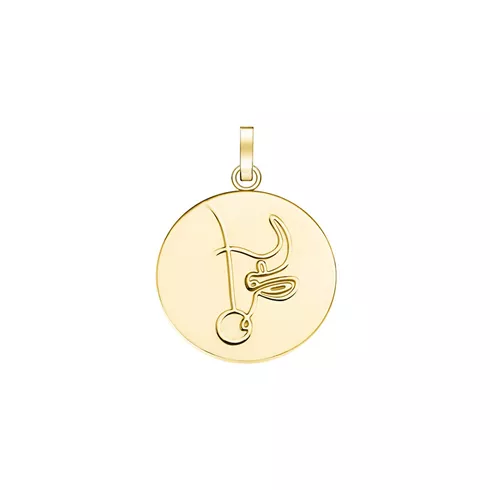 PE-GOLD-TAURUS ROSEFIELD NAKIT privezak