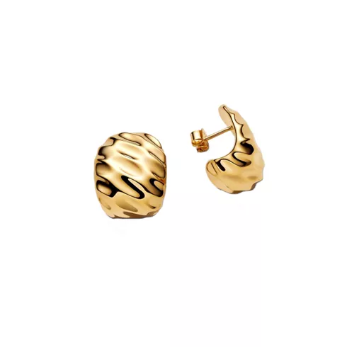 263879C00 PANDORA Rippled Wide ženske minđuše