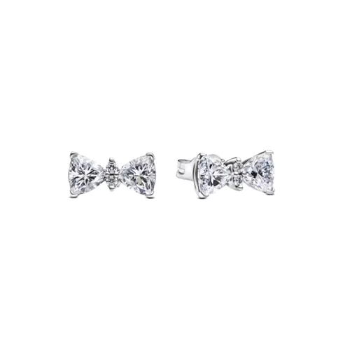 293506C01 PANDORA Sparkling Small Bow Stud minđuše