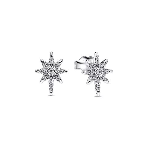 293587C01 PANDORA Sparkling North Star Stud minđuše
