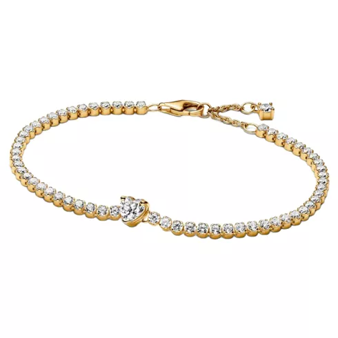 560041C01-18 PANDORA Sparkling Heart Tennis ženska narukvica