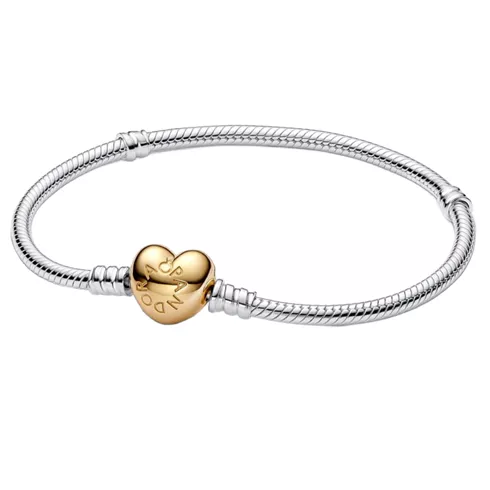 568707C00-16 PANDORA Moments Heart Clasp Snake ženska narukvica