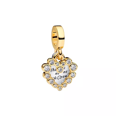 763765C01 PANDORA Sparkling Heart Double Dangle ženski provezak