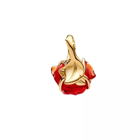 764018C01 PANDORA Disney Beauty and the Beast Enchanted Rose privezak
