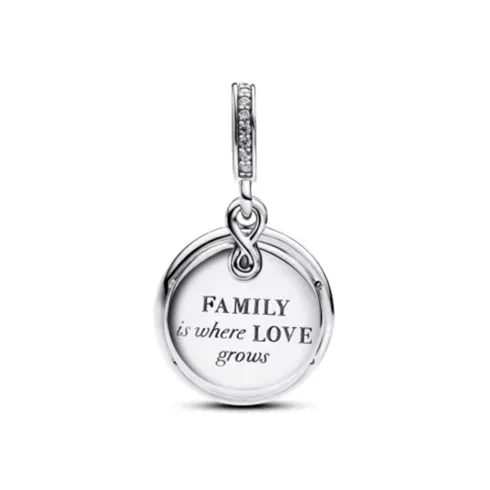 793599C01 PANDORA Glow-in-the-dark Infinity Tree Double Dangle privezak
