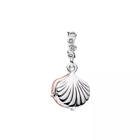 793821C01 PANDORA Coral-coloured Shell Double Dangle ženski privezak