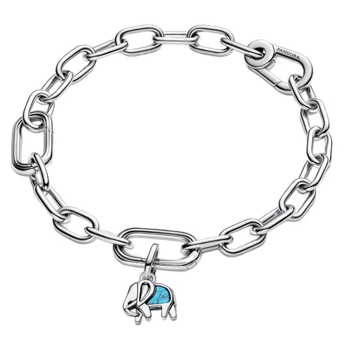 793858C01 PANDORA Turquoise-coloured Elephant Mini Dangle ženski privezak
