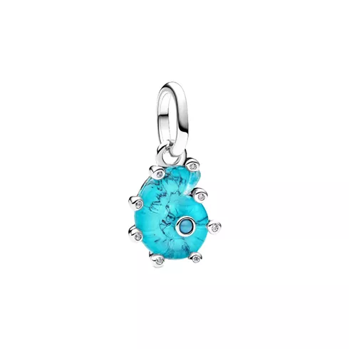 793900C01 PANDORA Blue Murano Glass Sea Snail Dangle ženski privezak