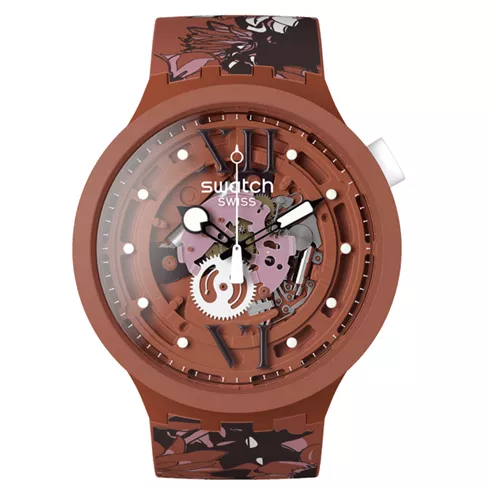 SB05C100 SWATCH Camoflower Cotton muški ručni sat