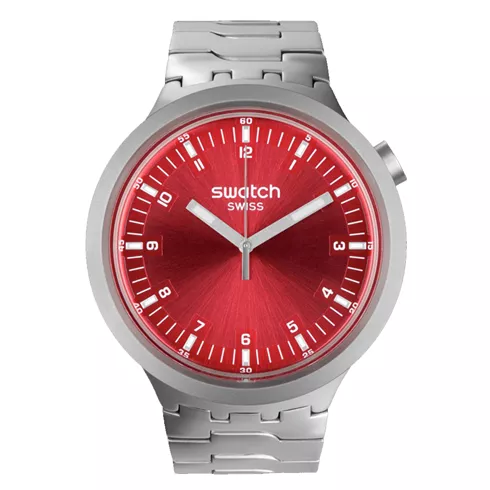 SB07S104G SWATCH Scarlet Shimmer unisex rucni sat