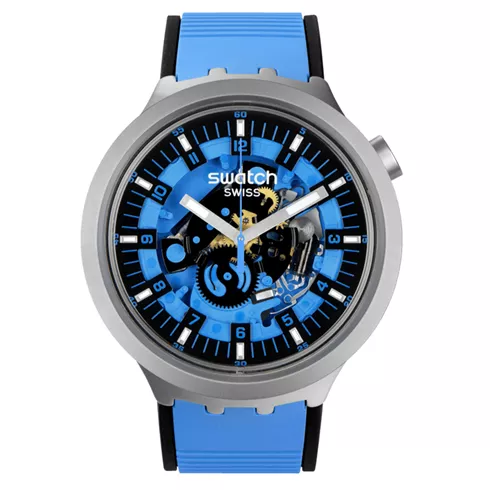 SB07S106 SWATCH Azure Blue Daze muški ručni sat