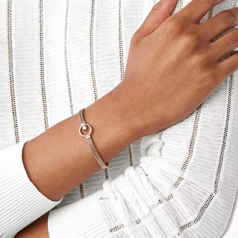 SKJ0850791 SKAGEN Linje Modern Rose Gold-Tone ženska narukvica