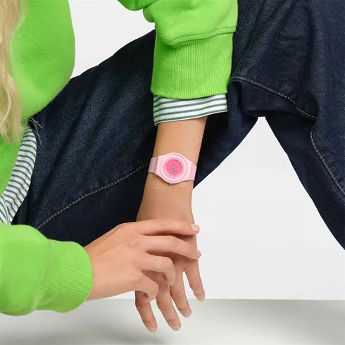 SS08P110 SWATCH Radiantly Pink ženski ručni sat