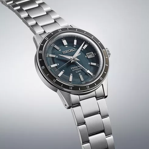 SSK009J1 SEIKO Presage GMT Petrol Blue 60’s muški ručni sat