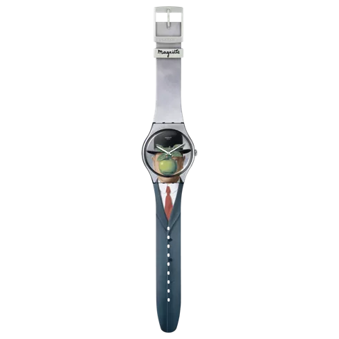 SUOZ350  SWATCH Le Fils De L Homme By Rene Magritte unisex ručni sat