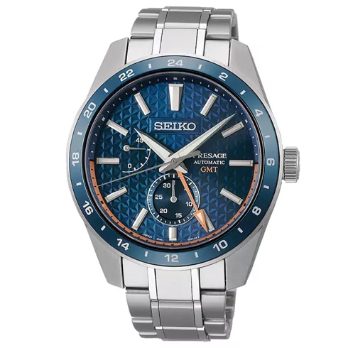 SPB217J1 SEIKO Presage Sharp Edged GMT muški ručni sat