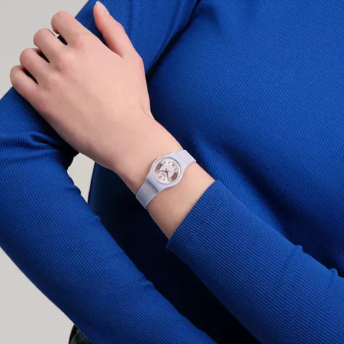 LV121 SWATCH Lilac Lightness unisex ručni sat