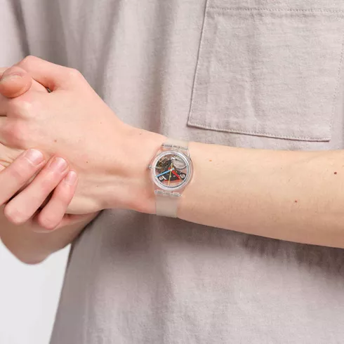 SO28K100-S06 SWATCH Clearly Gent unisex ručni sat