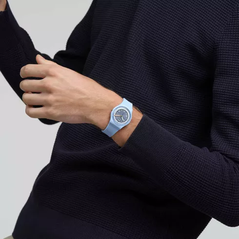 SO31L100 SWATCH Frozen Waterfall Unisex ručni sat