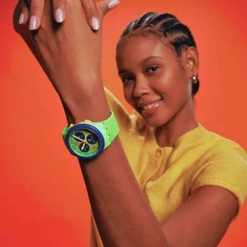SUSG101 SWATCH Flowing Freshly unisex ručni sat