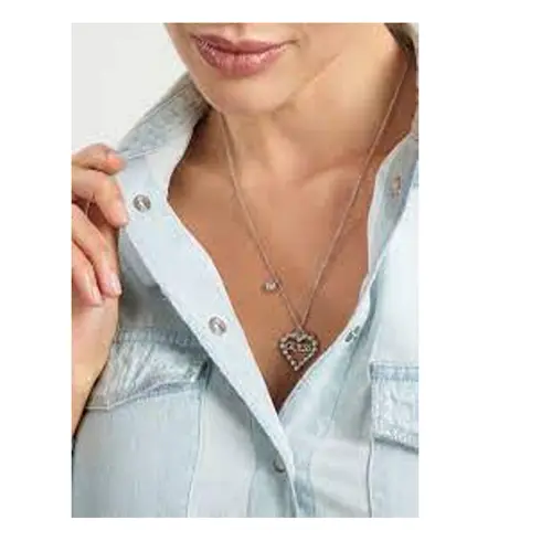 UBN70075 GUESS Heart Romance ženska ogrlica