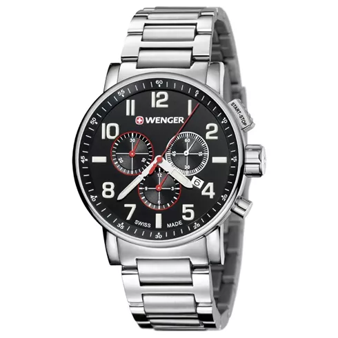 01.0343.105 WENGER Attitude Chrono  Stainless Steel Swiss Made ručni sat