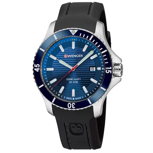 01.0641.119 WENGER Sea Force 3H Blue Men's Swiss made ručni sat