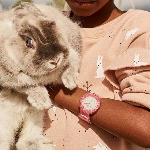 ZFCSP095 SWATCH FLIK FLAK Bunnyaxus dečiji ručni sat