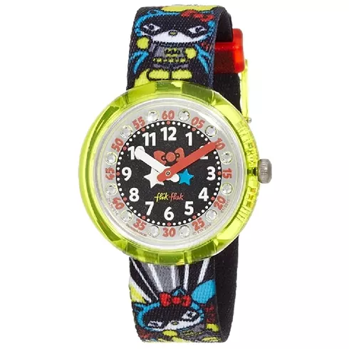 ZFLNP016 SWATCH Flik Flak Hello Kitty Batgirl dečiji sat