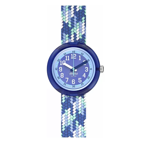 ZFPNP169 FLIK FLAK Braid in Blue dečiji ručni sat