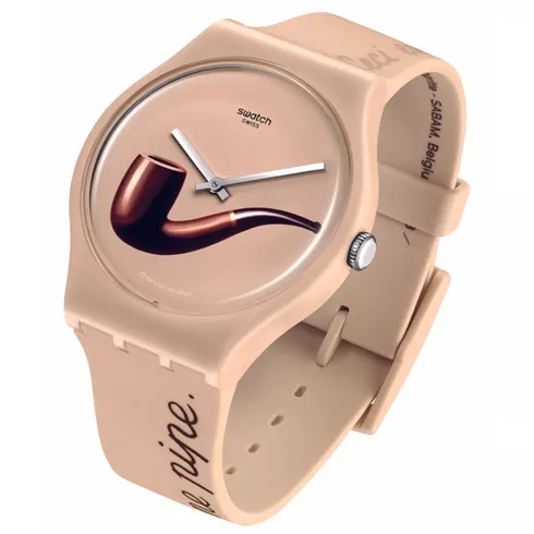 SO29Z124 SWATCH La Trahison Des Images By Rene Magritte unisex ručni sat