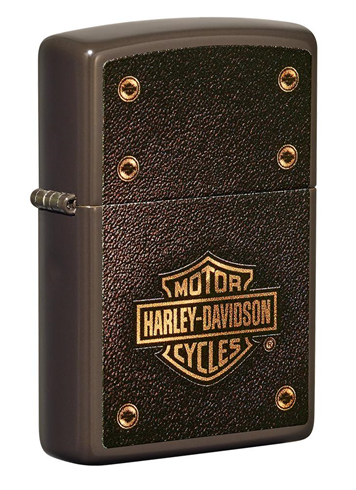 49466 ZIPPO UPALJAC HARLEY DAVIDSON BROWN