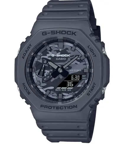 GA-2100CA-8AER CASIO G-Shock Carbon Core muški ručni sat