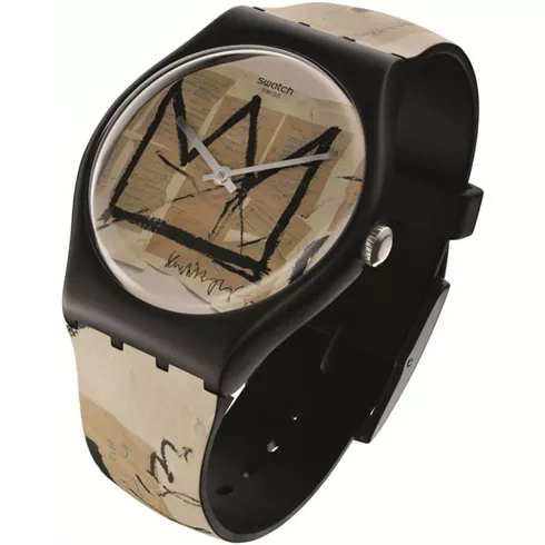 SUOZ355 SWATCH Untitled By Jean Michel Basquiat ručni sat