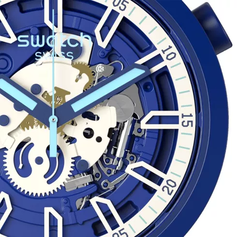 SB01N102 SWATCH Iswatch Blue unisex ručni sat